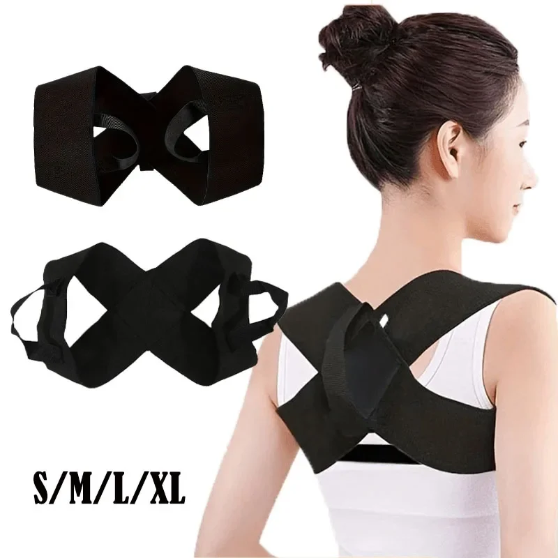 

Back Posture Corrector Clavicle Spine Back Brace Belt Adjustable Upper Back Shoulder Lumbar Posture Correction Body Shaping
