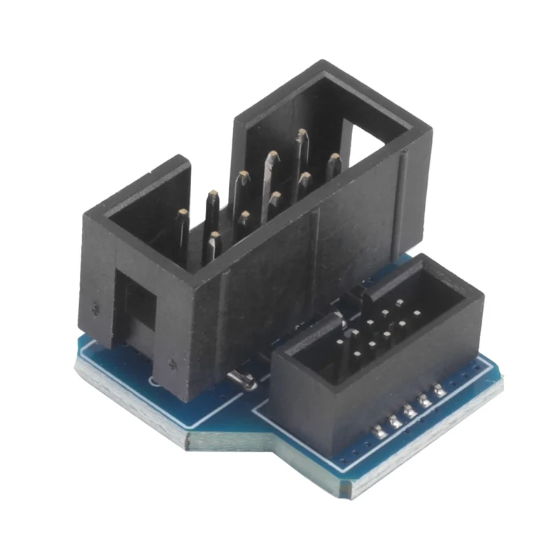 SWD JTAG Interface Adapter Board, 10Pin 2.54mm to 1.27mm Pitch Converter for Programming & Debugging