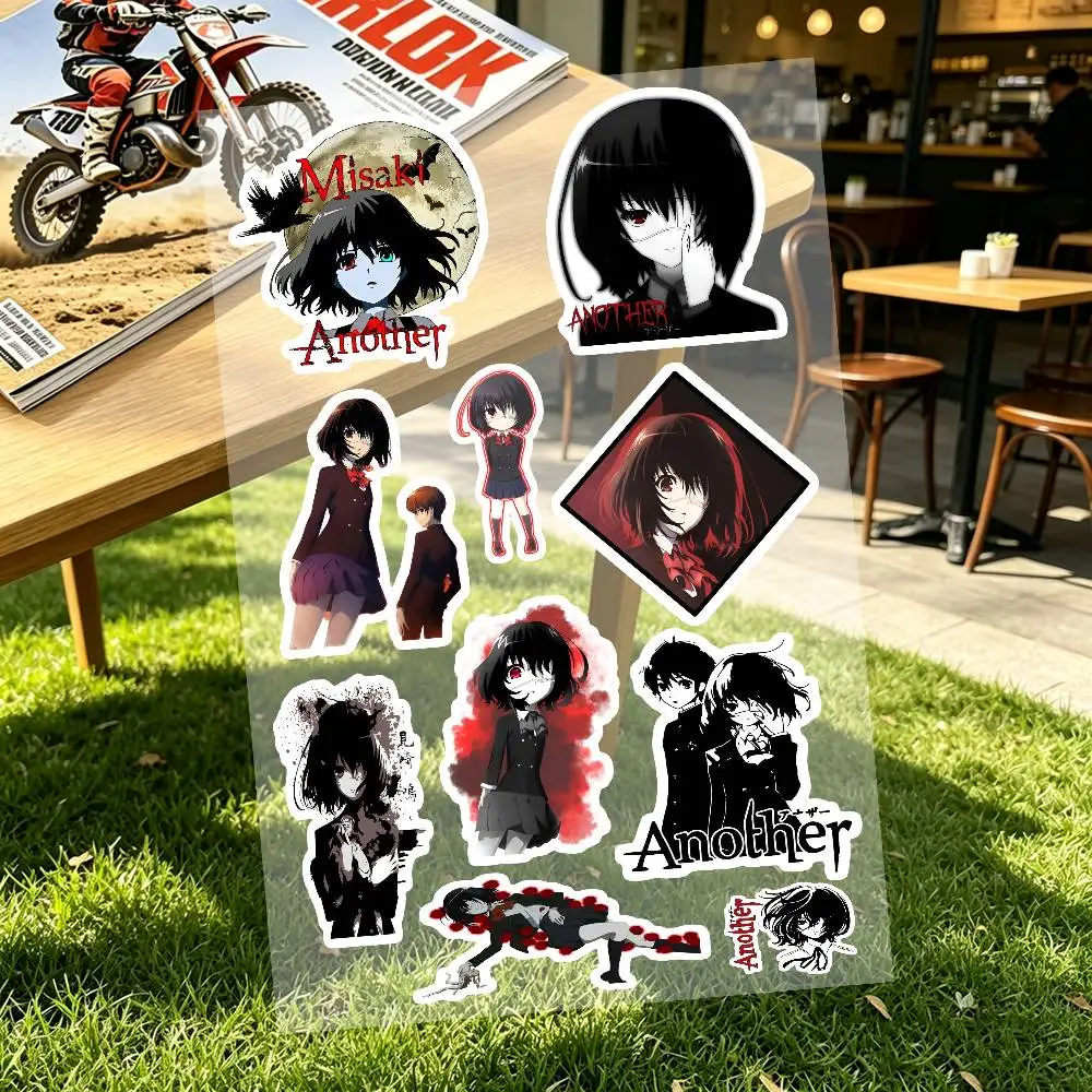 Another Anime Custom Motorcycle Sticker Kit Reflective Decal Set For Helmet Tank Fairing Body Graphics