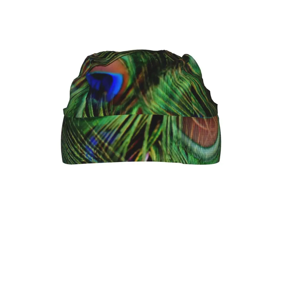 Quick-drying Cycling Cap Breathable Wicking Bandana Peacock Feathers Outdoor Running Hiking Bicycle Headwear