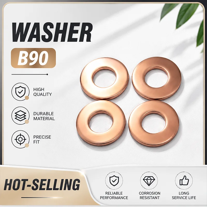 100PCS F00VC17503 F00VC17504  F00VC17505 F00VC17506  Common Rail Injector Assembly Outside Mat Copper Gasket YE0833