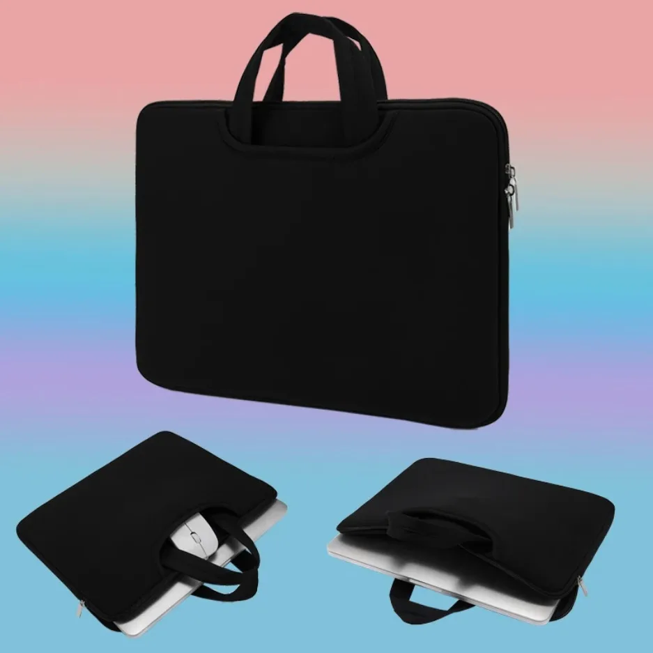 16 Inch Computer Bag Front Pocket Can Hold Power Mouse Large Space Laptop Handbag Lightweight Computer Handbag Laptop Cases