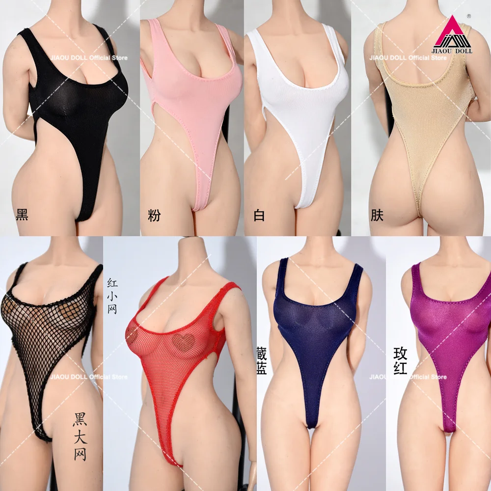 

Customized SW01 1/6 High Cross Ice Silk Swimsuit Swimwear Clothes Fit 12'' TBL Normal Fat Female Soldier Action Figure Body Doll