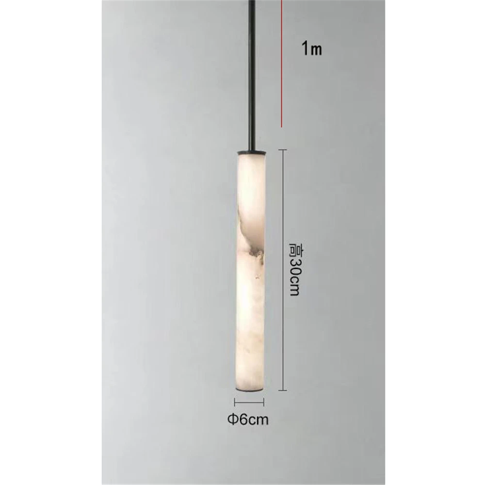 Nordic Marble Advanced Feeling Led Pendant Lights Luxury Hotel Villa Clothing Store Loft Decor Indoor