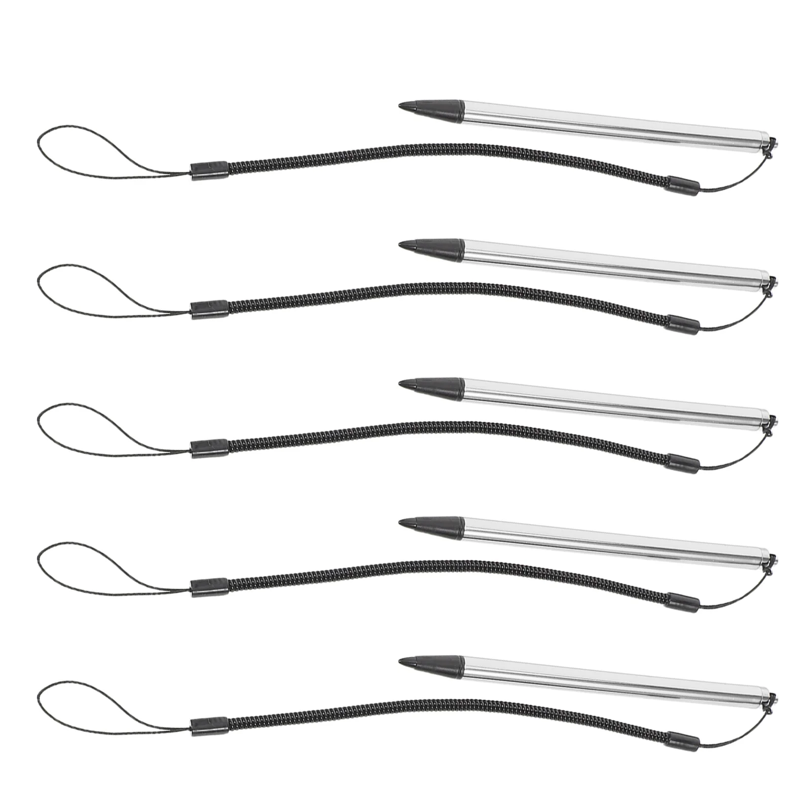

5Pcs Stylus Pens Set Portable Touchscreen Pen with Rope Anti-Loss Lightweight for Drawing Notetaking on All Devices
