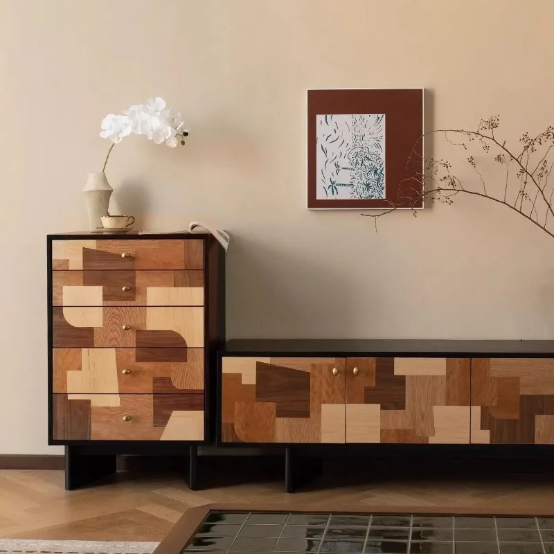d1 chest antique solid wood chest living room bedroom classification storage cabinet