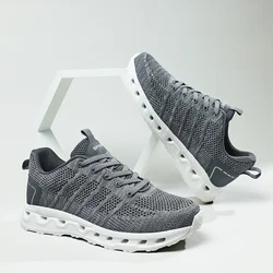2025 Mens Gym Shoes Light Summer Fashion Air Mesh Casual Sneakers Black Tenis Sport Shoes Hiking Shoes Boys Rubber Large Size