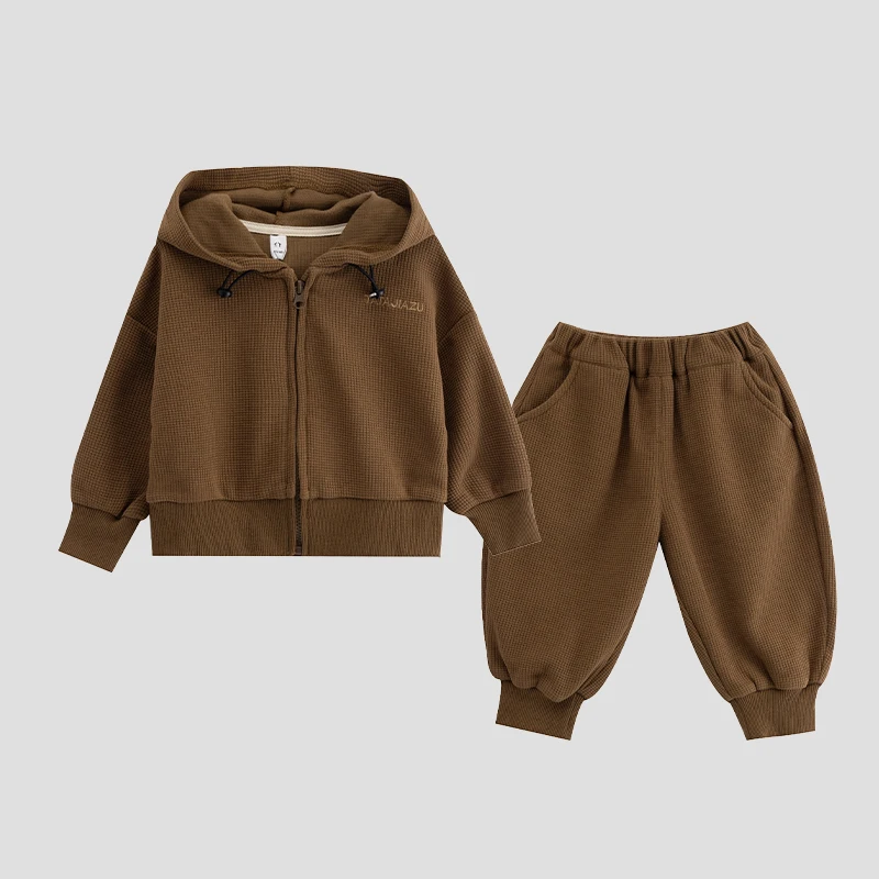 set-di-abbigliamento-per-bambini-primavera-autunno-coreano-bambini-casual-cappotto-di-lavoro-a-maglia-con-cappuccio-set-di-due-pezzi-solido-elastico-in-vita-2026-nuovo