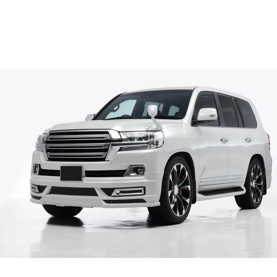 Hot Sell Body Kit for Lc 200 W-style FRP/PP Full Set with Front Bumper Over Fenders Rear Bumper Muffler Tips