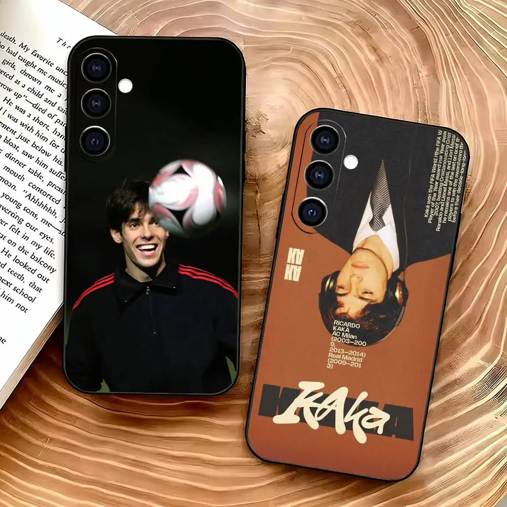 

Football R-Ricardos K-Kakas Phone Case For Samsung Galaxy A73,A72,A71,A70,A53,A52,A51,Soft Silicone Black Cover