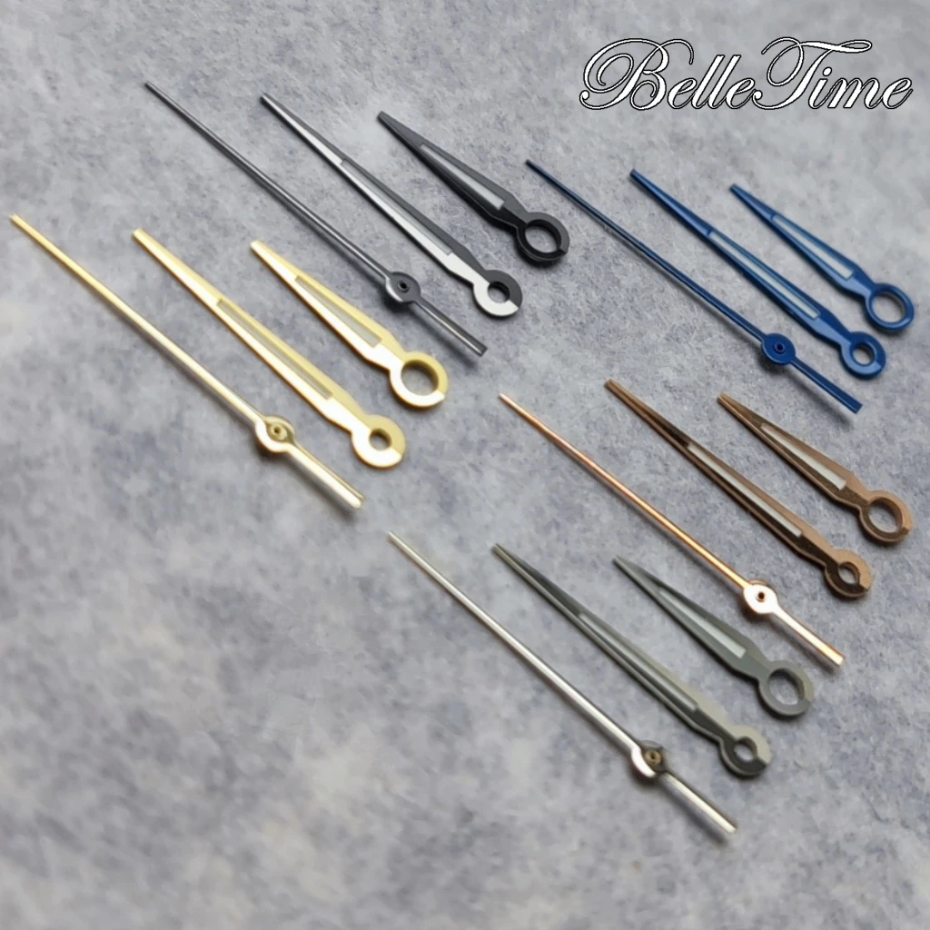 Silver/Black/Blue/Green/Gold/Rose Gold Watch Hands For NH34 NH35 4R35 NH36 4R36 Movement  C3 Green luminous Watch Accessories image 3
