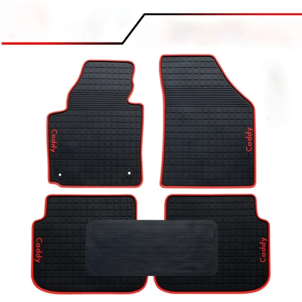 Custom Car Floor Mats for Volkswagen Bettle Caddy T-ROC Full Set No Odor Carpets Waterproof