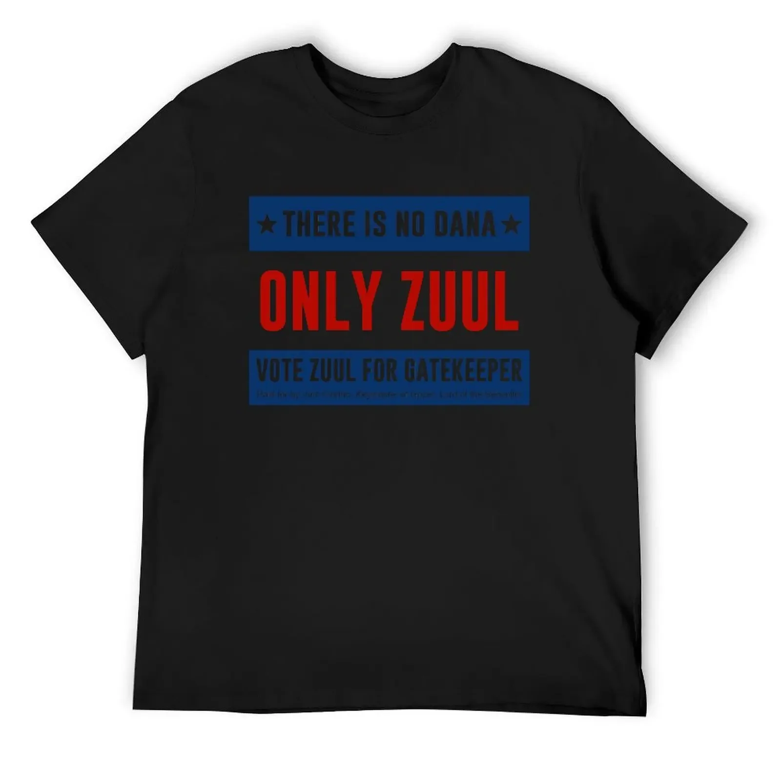 

THERE IS NO DANA - ONLY ZUUL T-Shirt vintage clothes plain new edition Men's cotton t-shirt