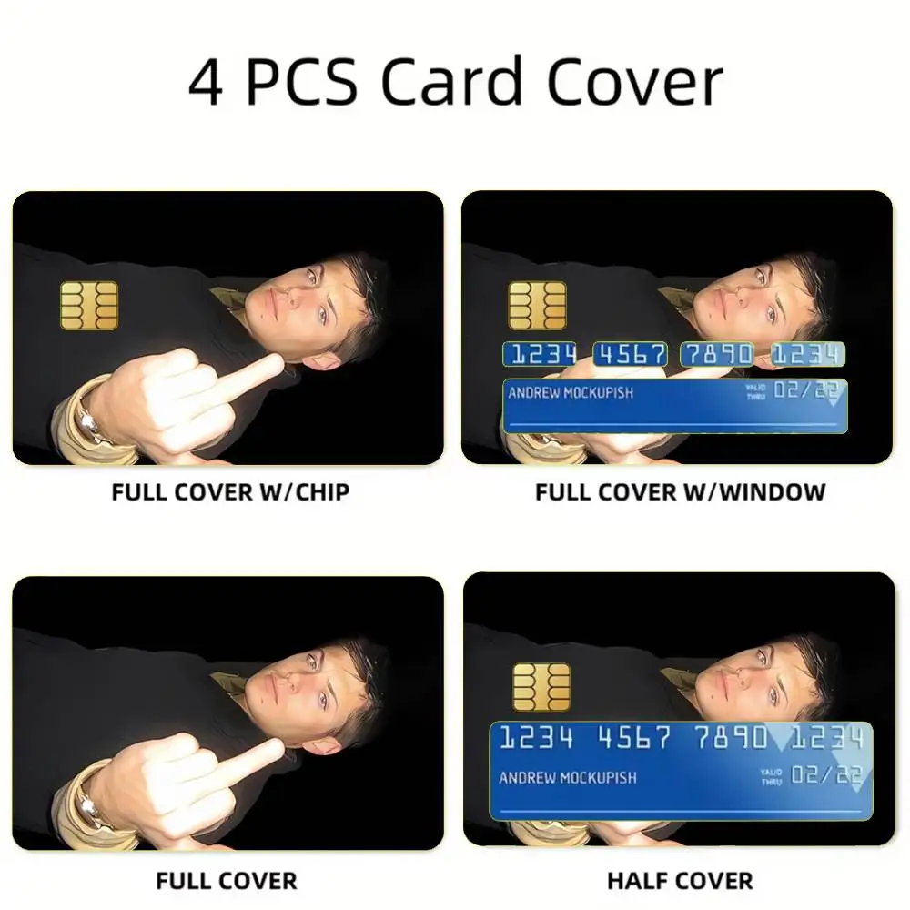 Dean Winchester S-Supernatural Card Stickers For Debit Bank Credit Cards Metro Bus Pass Sticker Decoration Cover Skin