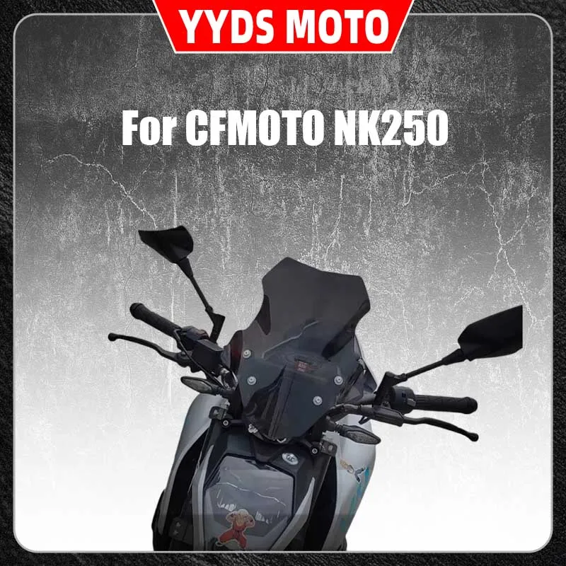 

For CFMOTO NK250 windshield 250NK front windshield modification small windshield accessories