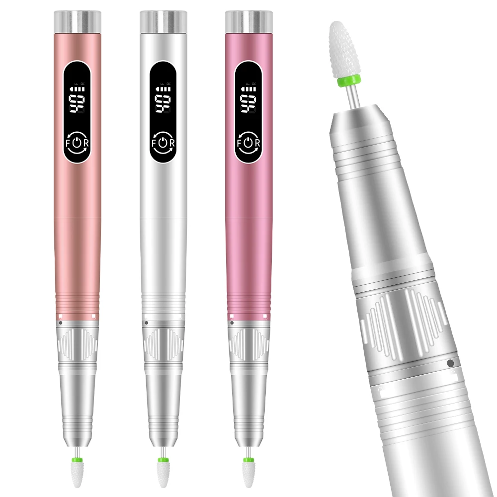 Professional 40000RPM Nail Polishing Variable Speed Strong Power Brushless Rechargeable Pen Series Nail Drill Machine for Nails