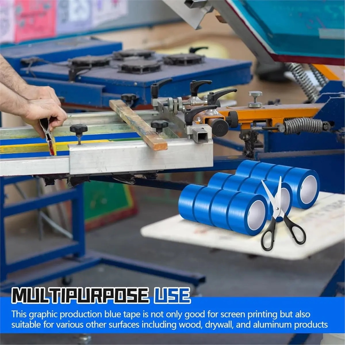 2026 NEW 12 Rolls Screen Printing Blocking Tape, 2