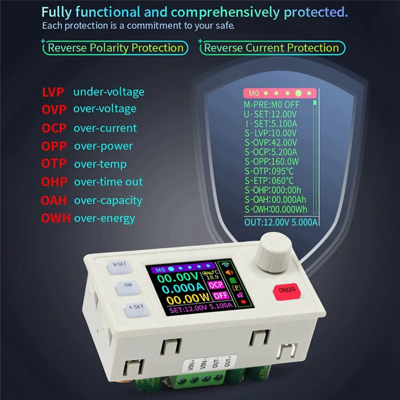 TA-SK60S Adjustable DC Regulated Power Supply+WIFI Module Constant Voltage Constant Current 5A 60W Step-Down Module