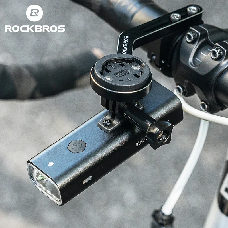 ROCKBROS Bike Light 400/800LM Type-C Charging IPX6 MTB Road Cycling Highlight Aluminum Bike Hanging Light Bicycle Accessories