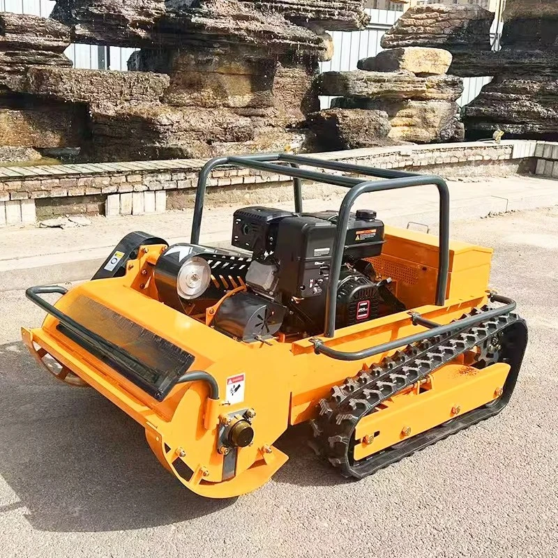 Industrial Free Delivery Available Advanced Technology Zero Turn Mowing Robot Remote Control Lawnmower /Engine