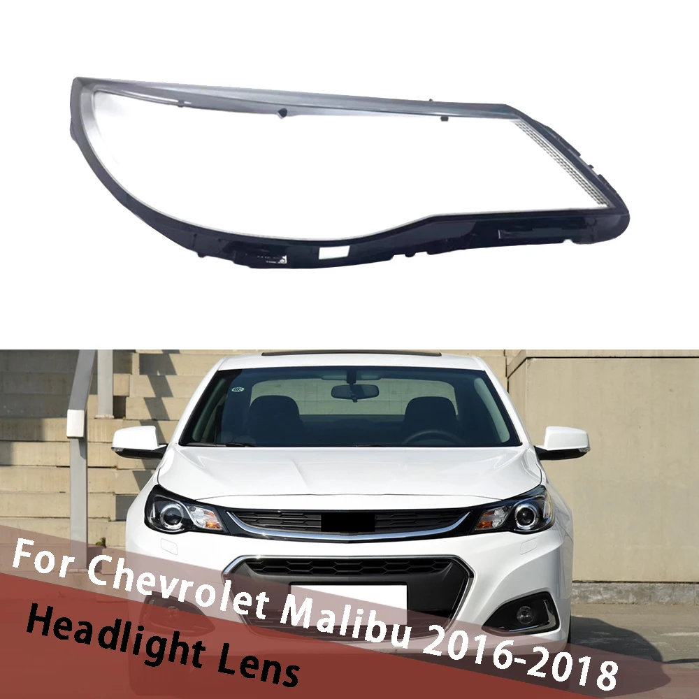 

For Chevrolet Malibu 2016 2017 2018 Accessories Car Lampshade Headlamp Housing Car Front Headlight Lens Cover Lights Shell