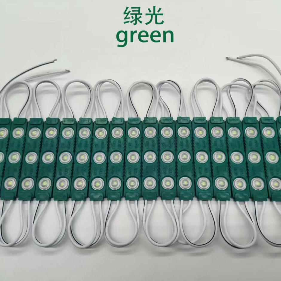 Wodoodporny 12 V 2835 3 diody LED 1,5 W Moduł LED do formowania wtryskowego o wysokim świetle, super jasne moduły LED oświetlenie