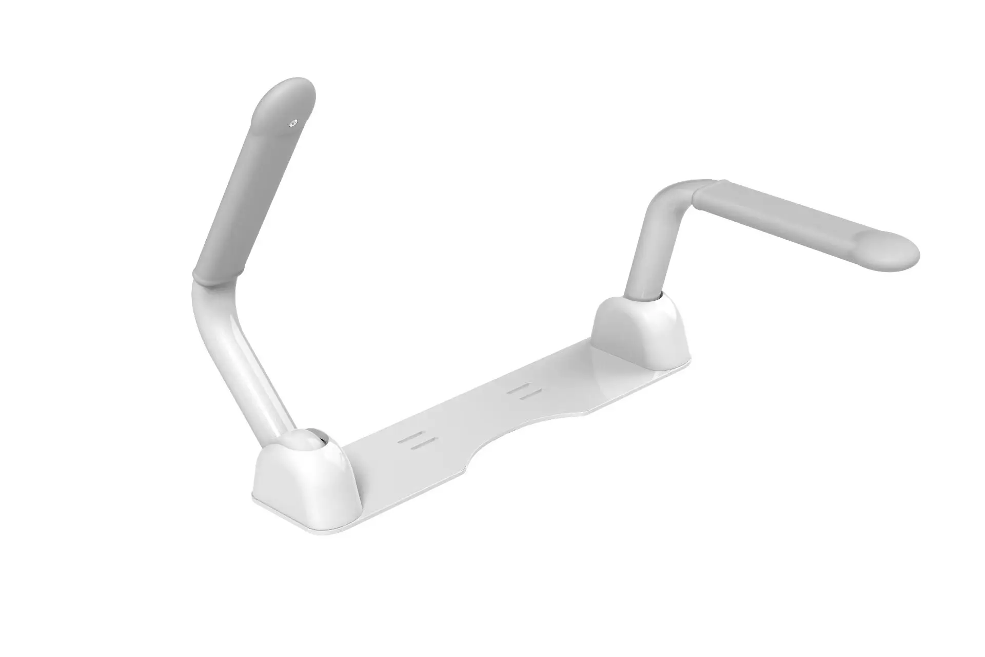 إطار أمان للمرحاض عالي التحمل مع قضبان دعم مساعدة للمرحاض مع أذرع لكبار السن والمعاقين والحوامل #2