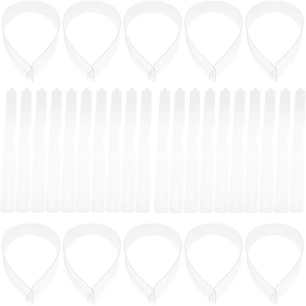 60Pcs Transparent Plastic Collar Stays Adjustable Shirt Collar Support Fixing Supplies for Men Women Plastic Strips
