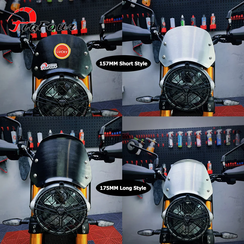 

FIT For Scrambler 400X Speed 400 23-24 Motorcycle Front Wind Deflector Windshield Windscreen