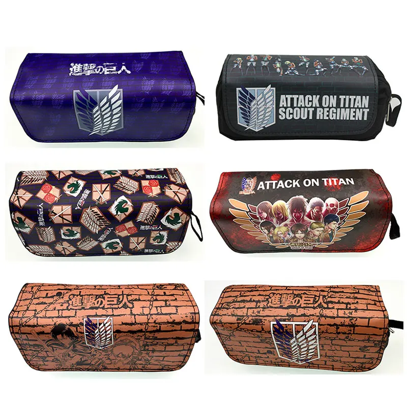 atta-em-tita-estojo-de-lapis-com-ziper-camada-dupla-de-couro-pu-material-escolar-para-meninos-e-homens-organizador-de-bolsa-com-tema-de-anime