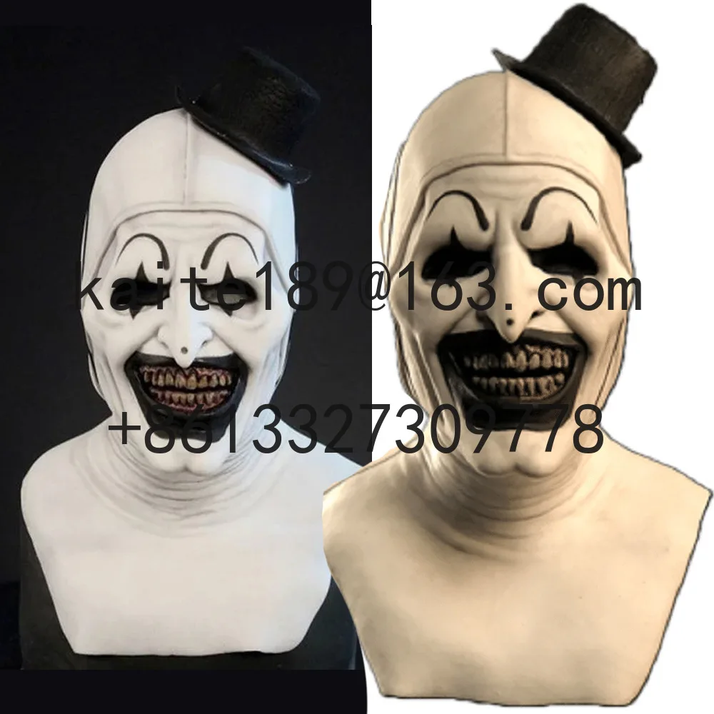 

Soul Clown Mask Hood Halloween Independence Station Explosive Masquerade Party Horror Props Cos