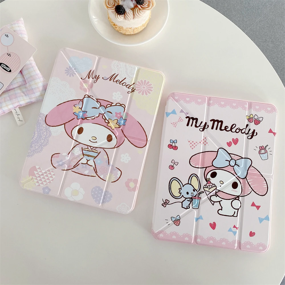 Étui pour iPad avec porte-crayon Kitty turePrincess, housse pour iPad 10.2, 7, 8, 9e, 2018, 9.7, 5, 6e, Air3 10.5, Pro 11, Air 4/5, 10.9 10e