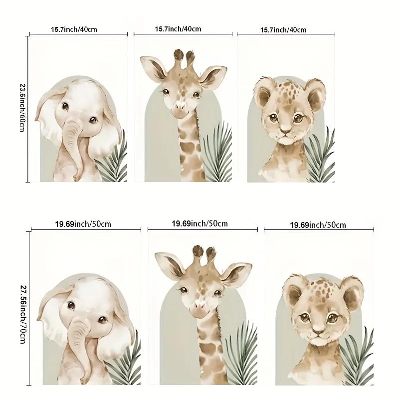 3 قطع، لوحة قماشية بدون إطار ثنائية الأبعاد، مجموعة ديكور غرفة المعيشة مكونة من ثلاث قطع، ديكور الغرفة 3 قطع من البوليستر بدون إطار، Mo #6