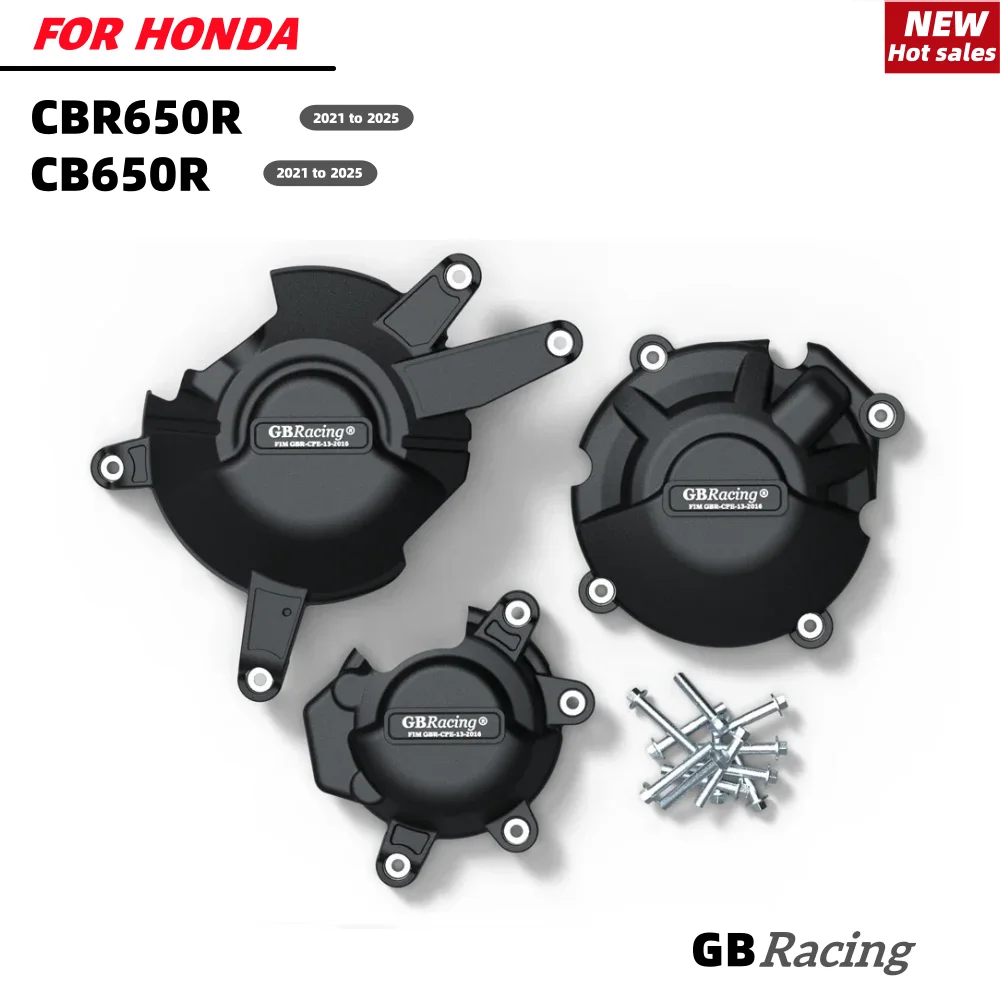

GBRacing CBR650R CB650R 2021-2025 For HONDA Body and Frame Pulse Clutch Engine Protective Cover Motorcycle Accessories