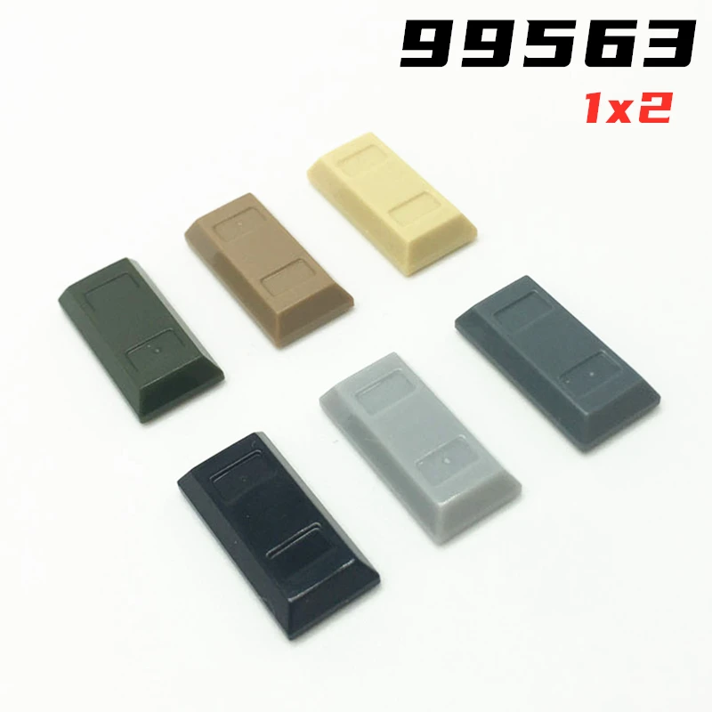 Rainbow Pig MOC Parts 99563 67117 Tile Special 1 x 2 Ingot Bar Compatible Bricks DIY Assmble Building Blocks Particle Kid Toys