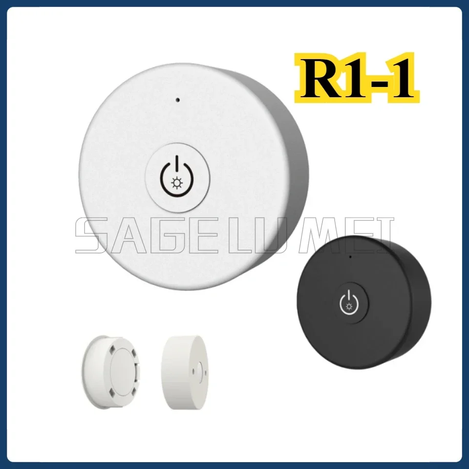 Skydance R1-1 1 Zone Dimming Remote Controller 2.4G Brightness portable dimmer Magnet stuck fix For singlecolor led striplight