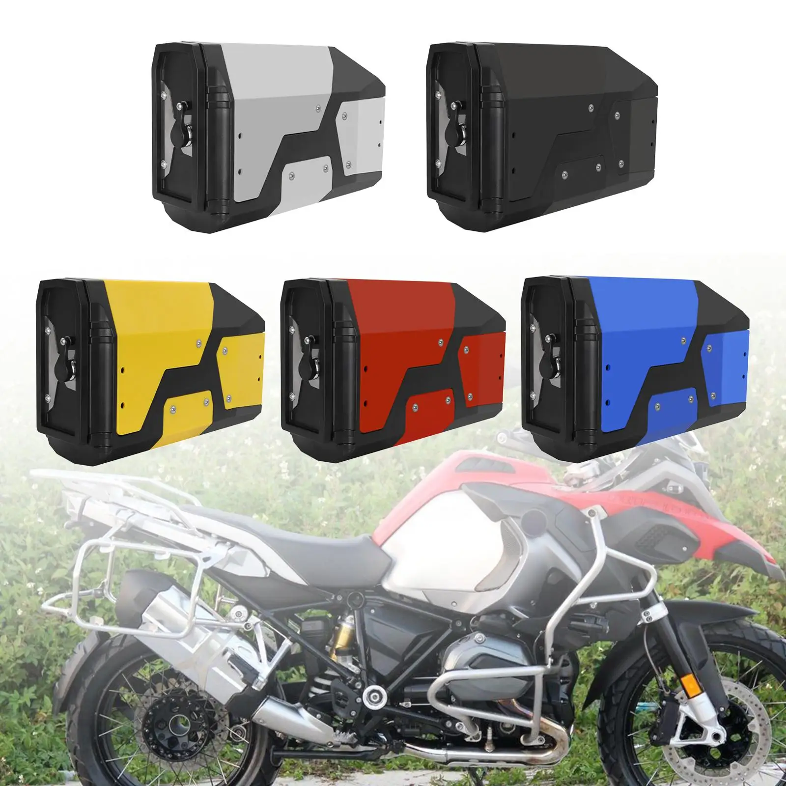 

Motorcycle Tool Box High Performance Removable Rear Door Motorcycle Side Box for