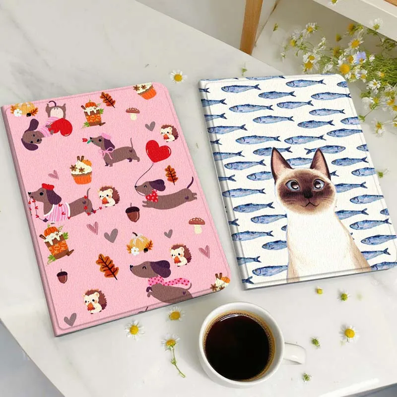 

Cute Cat and Dog Anime For Samsung Galaxy Tab A A7 A8 A9 A11 S6 S11 Lite Plus 10.1 10.4 10.5 Inch 2022 2025 Tablet Case