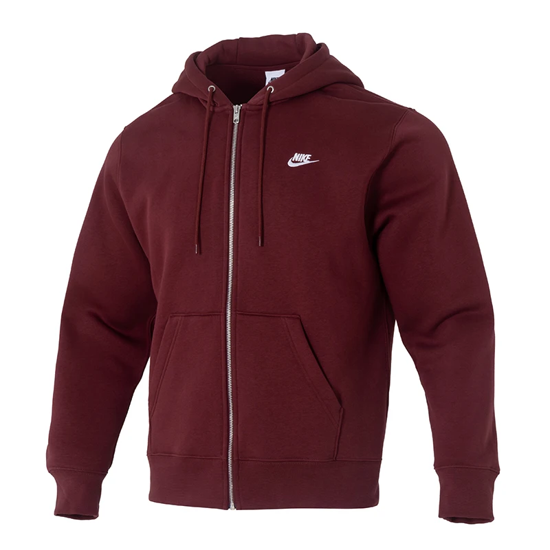 

Nike Sportswear Hooded Cardigan Sweatshirt Windproof Casual Wear Fleece-Lined Warm Jacket Fn3862-619