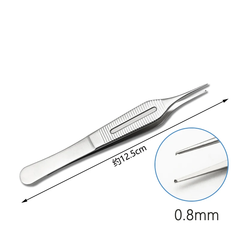 Edison forceps with tooth cartilage forceps surgery pot belly forceps with hook tissue forceps