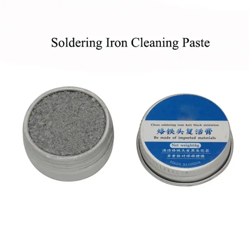 

Soldering Iron Clean Paste,Electrical Soldering Iron Tip Refresher,Solder Paste,Welding Fluxes,Repair Oxide Solder Iron Tip Tool