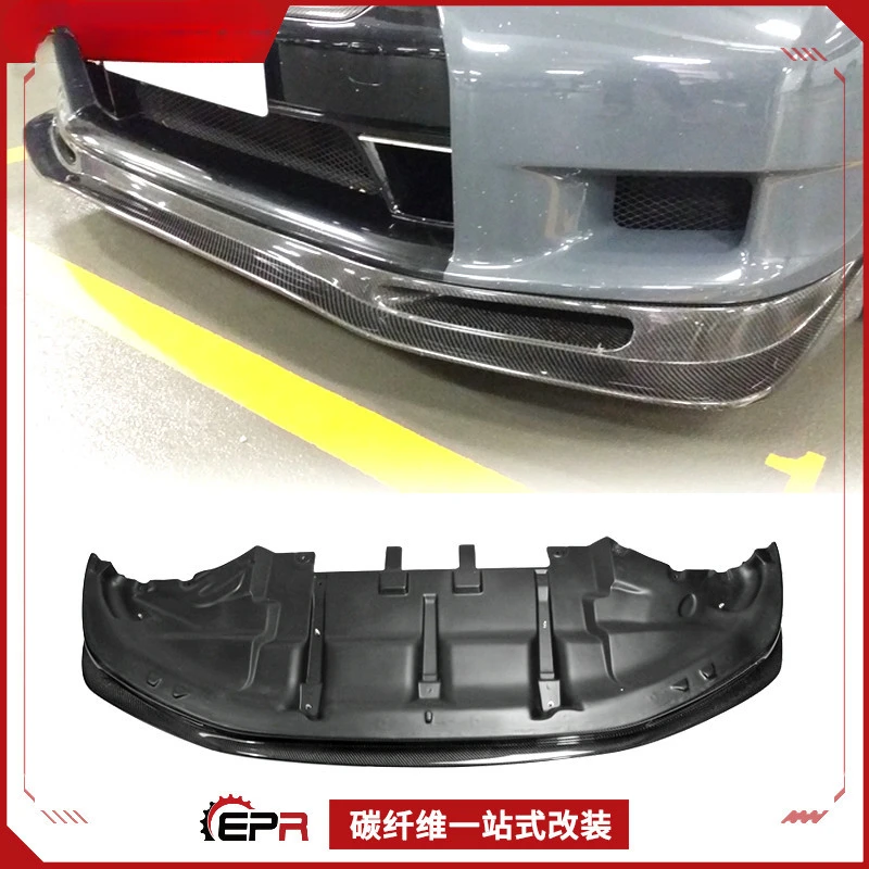 

For Nissan GTR R35 Carbon Fiber AS Style Front Lip Small Surround Spoiler Chin (Early M)