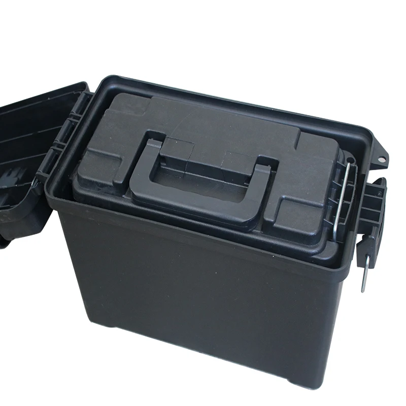 Plastic Ammo Box Military Style Storage Ammo Can Lightweight High Strength Ammo Accessory Crate Storage Case Tactical Bullet box