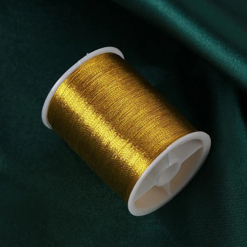 

100 метров золотой проволоки для ручной вышивки крестиком и шитья на швейной машине