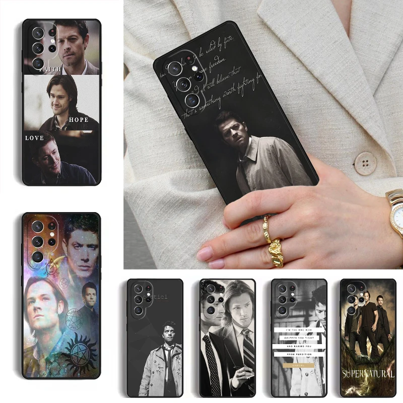 Чехол Supernatural Dean Sam Castiel для Samsung Galaxy S26 S25 Ultra S24 S23 S22 S21 Plus Note 10, чехол-бампер