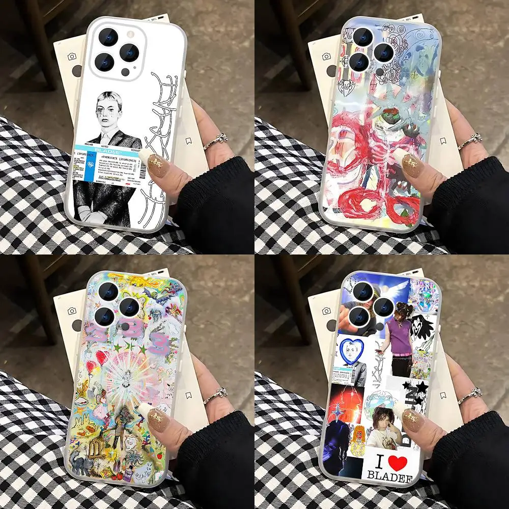 

Rapper singer B-Bladee Phone Case For iPhone 17,16,15,14,13,12,11 Pro,Max,Plus,Mini,Air,E Magnetic Magsafe Frosted Transparent