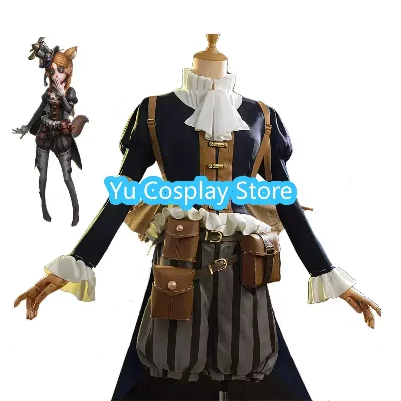 

Yu-Cosplay Game Identity V Toy Merchant Anne Lester Косплей Костюм Партии Костюм Топ Брюки Сумка Хэллоуин Униформа Аниме Одежда