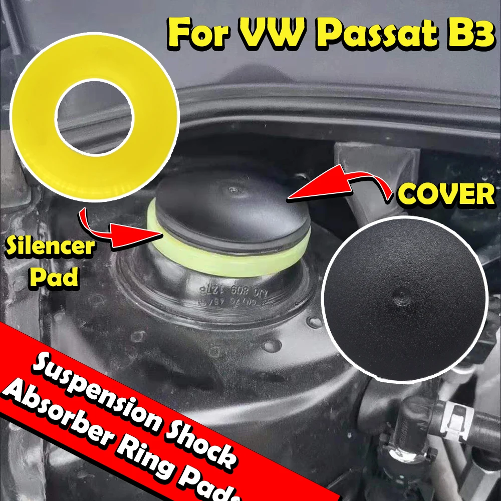 

For VW Passat B3 Front Strut Top Mount Tower Gaps Suspension Shock-Absorbing Cover Cap Rubber Bushing Bearing Washer Pad Buffer