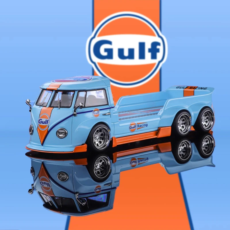 Liberty64 1:64  T1 modified trailer Gulf alloy car model