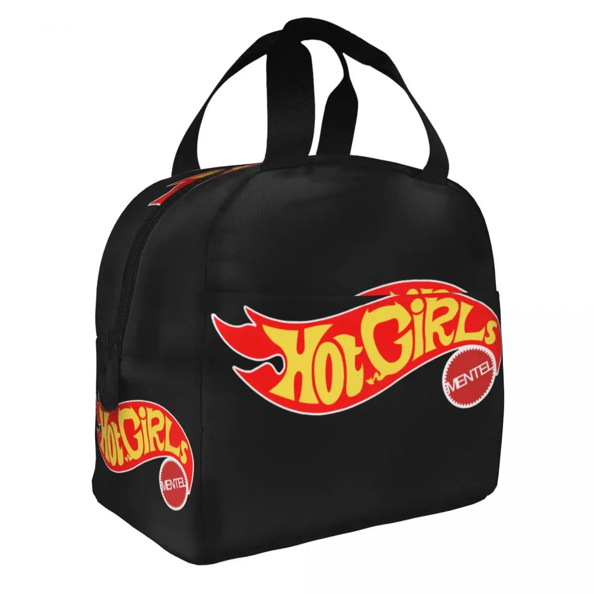 Custom Hot Wheels Logo Model Car Insulated Lunch Bag for Women Resuable Sport Car Cooler Thermal Bento Box Office Work School